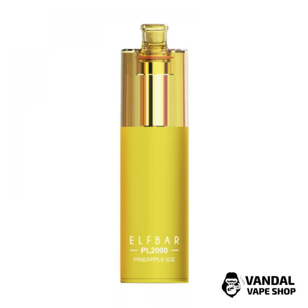Одноразовий Pod Elf Bar PL2000 1000 мАч на 2000 затяжок зі смаком ананасу з льодом