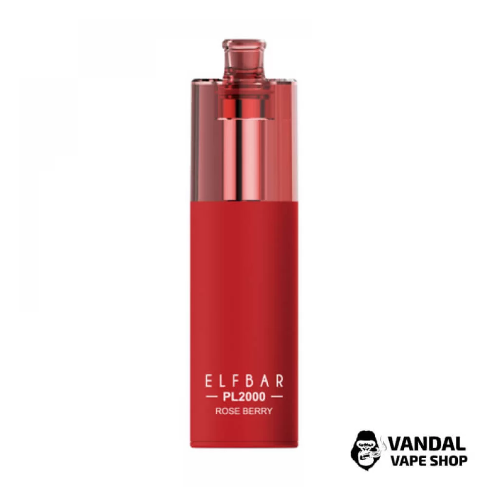 Одноразовий Pod Elf Bar PL2000 1000 мАч на 2000 затяжок зі смаком ягід і рози