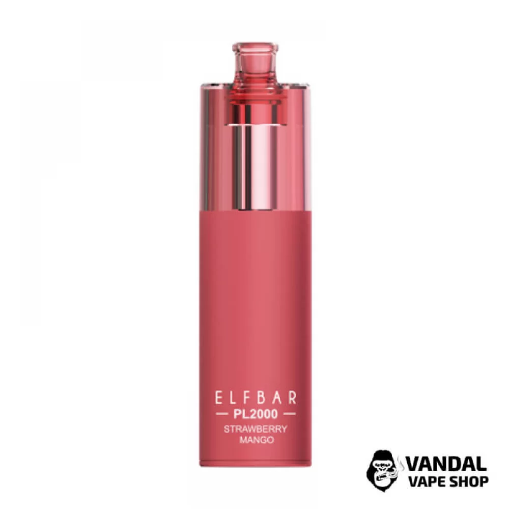 Одноразовый Pod Elf Bar PL2000 1000 мАч на 2000 затяжек со вкусом клубники и манго