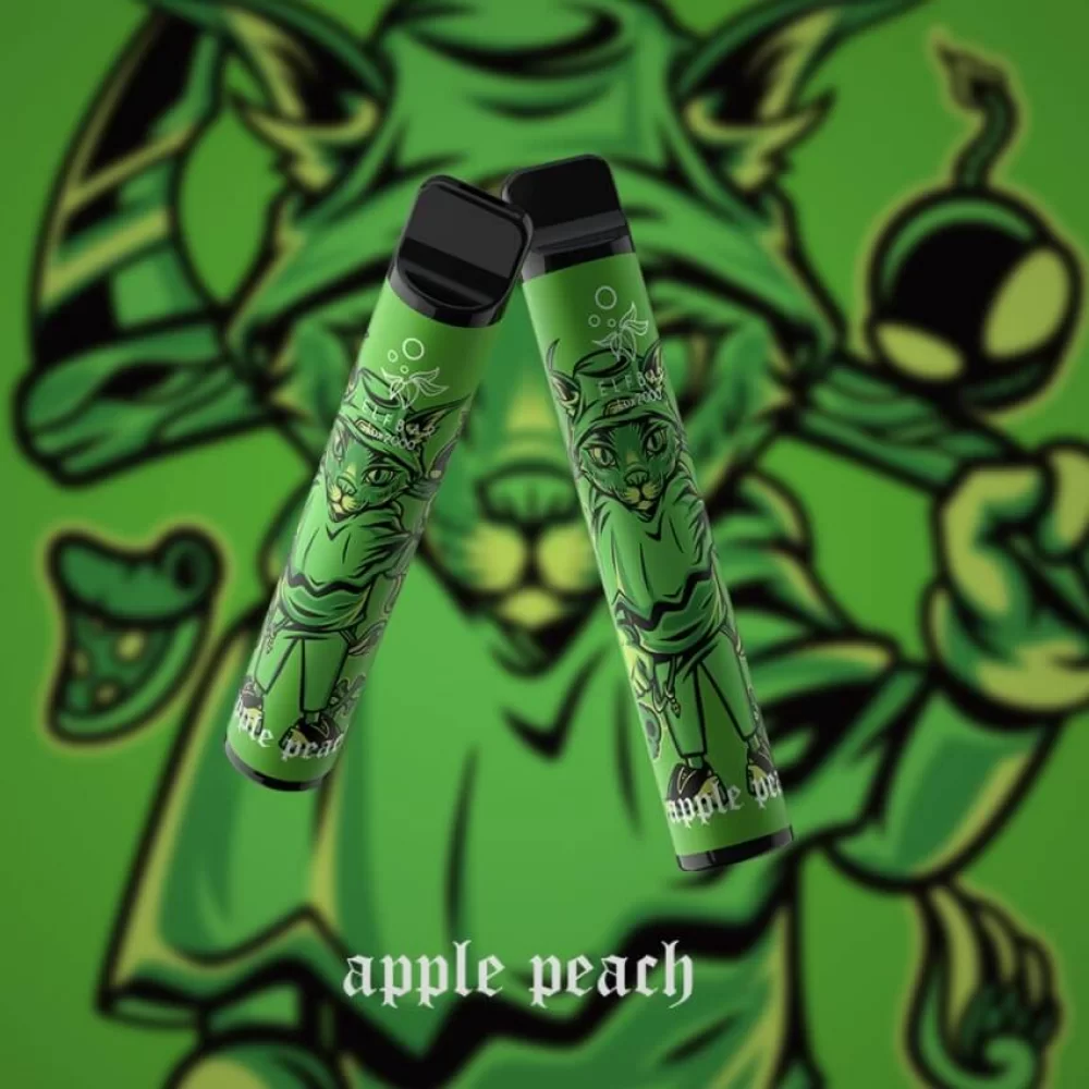  Одноразовая Pod-система Elf Bar Lux на 2000 затяжек со вкусом яблока и персика