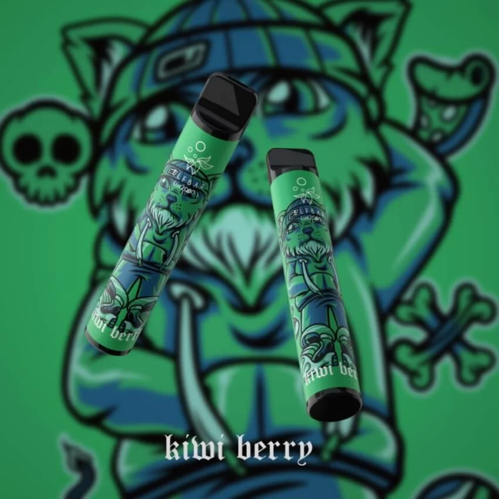 Одноразова Pod-система Elf Bar Lux на 2000 затяжок зі смаком ківі і ягід Одноразова Pod-система Elf Bar Lux на 2000 затяжок зі смаком ківі і ягід