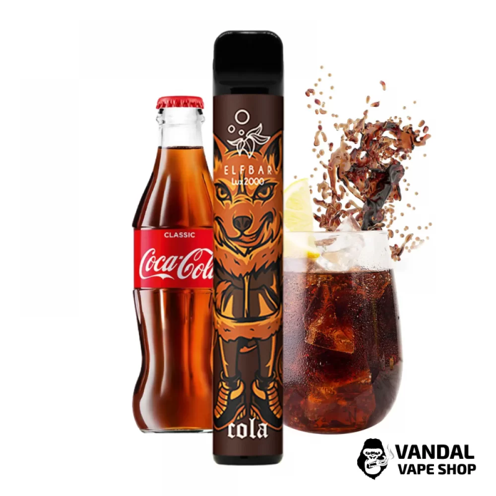 Одноразова Pod-система Elf Bar Lux на 2000 затяжок зі смаком коли