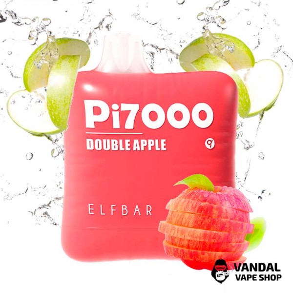 Одноразовий Pod Elf Bar PI7000 500 мАг 5% на 7000 затяжок зі смаком міксу яблук