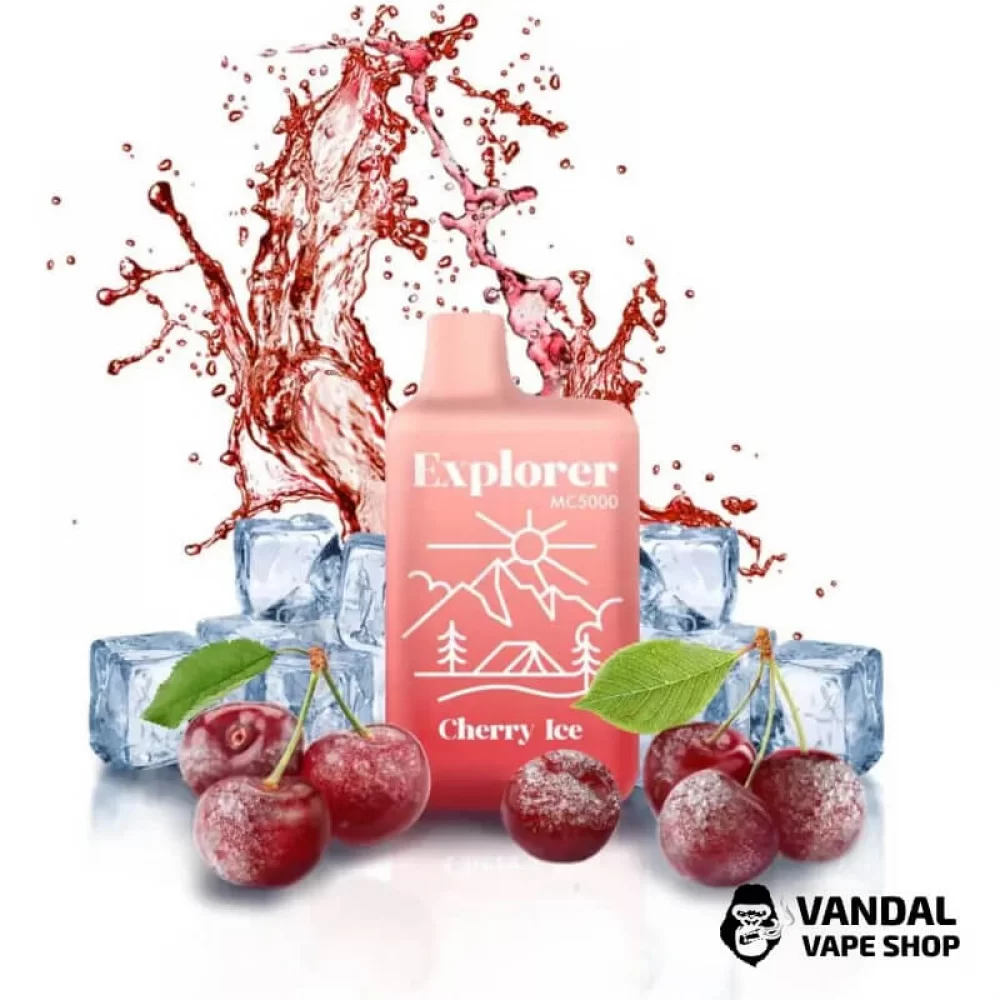 Одноразовый Pod Explorer MC5000 650 мАч 5% на 5000 затяжек со вкусом вишни со льдом Одноразовый Pod Explorer MC5000 650 мАч 5% на 5000 затяжек со вкусом вишни со льдом