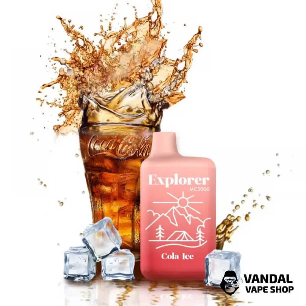 Одноразовый Pod Explorer MC5000 650 мАч 5% на 5000 затяжек со вкусом колы со льдом