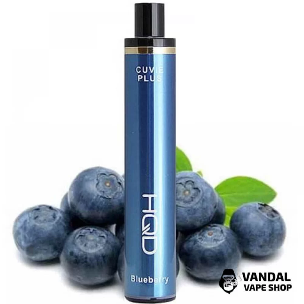 Одноразовая Pod система HQD Cuvie Plus на 1200 затяжек со вкусом черники Одноразовая Pod система HQD Cuvie Plus на 1200 затяжек со вкусом черники