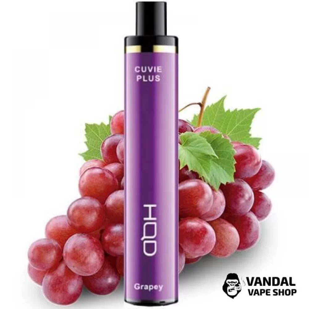 Одноразовая Pod система HQD Cuvie Plus на 1200 затяжек со вкусом винограда Одноразовая Pod система HQD Cuvie Plus на 1200 затяжек со вкусом винограда
