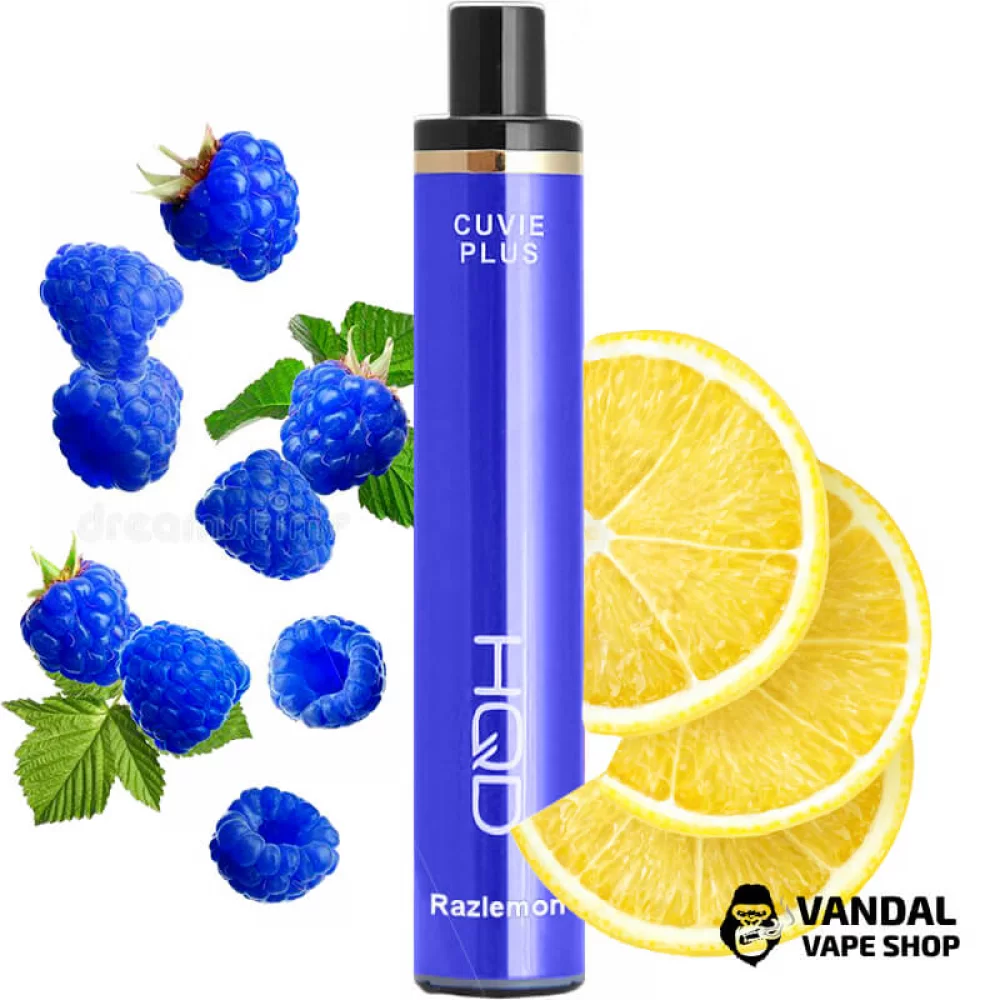 Одноразова Pod система HQD Cuvie Plus на 1200 затяжок зі смаком лимонаду з блакитною малиною Одноразова Pod система HQD Cuvie Plus на 1200 затяжок зі смаком лимонаду з блакитною малиною