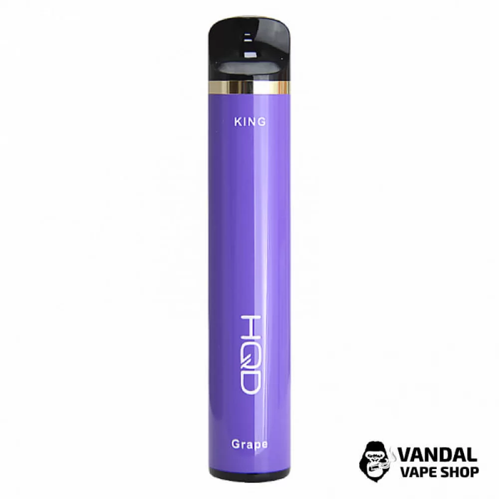 Одноразовая Pod система HQD King на 2000 затяжек со вкусом винограда Одноразовая Pod система HQD King на 2000 затяжек со вкусом винограда