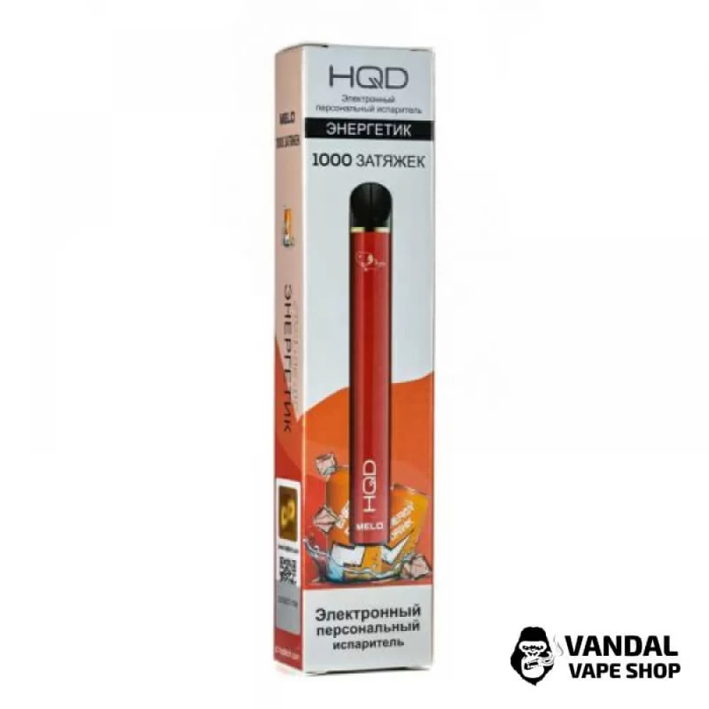 Одноразова Pod система HQD Melo на 1000 затяжок зі смаком енергетика Одноразова Pod система HQD Melo на 1000 затяжок зі смаком енергетика