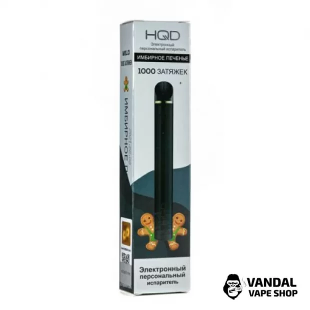 Одноразовая Pod система HQD Melo на 1000 затяжек со вкусом имбирного печенья