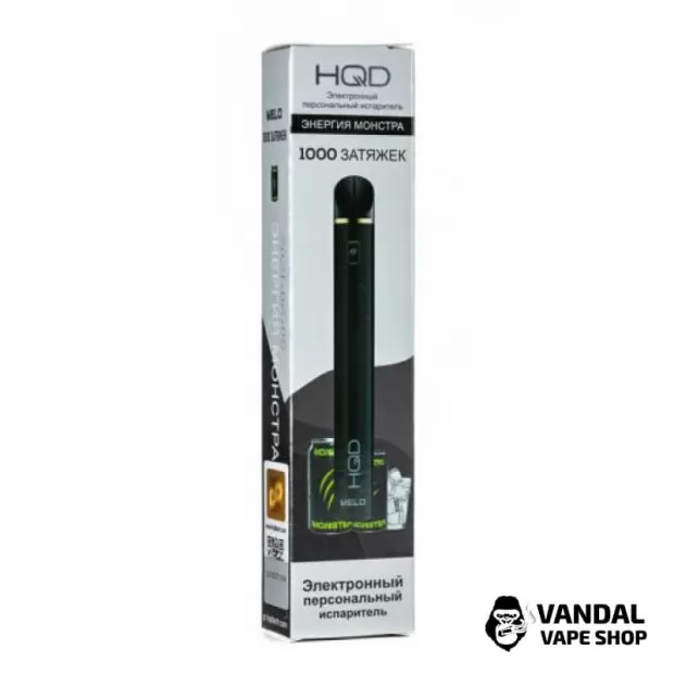Одноразовая Pod система HQD Melo на 1000 затяжек со вкусом энергетика "Монстр"