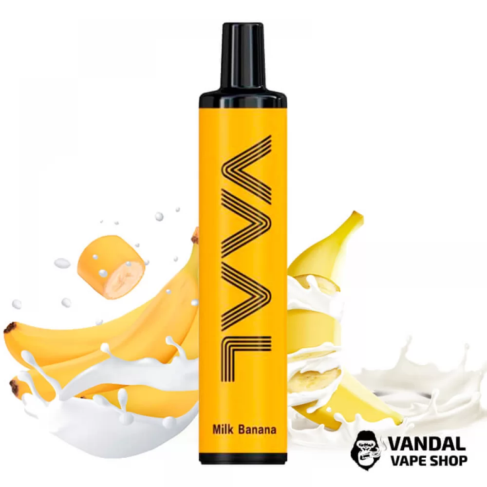 Одноразовая Pod система Joyetech VAAL 1500 со вкусом бананового молока