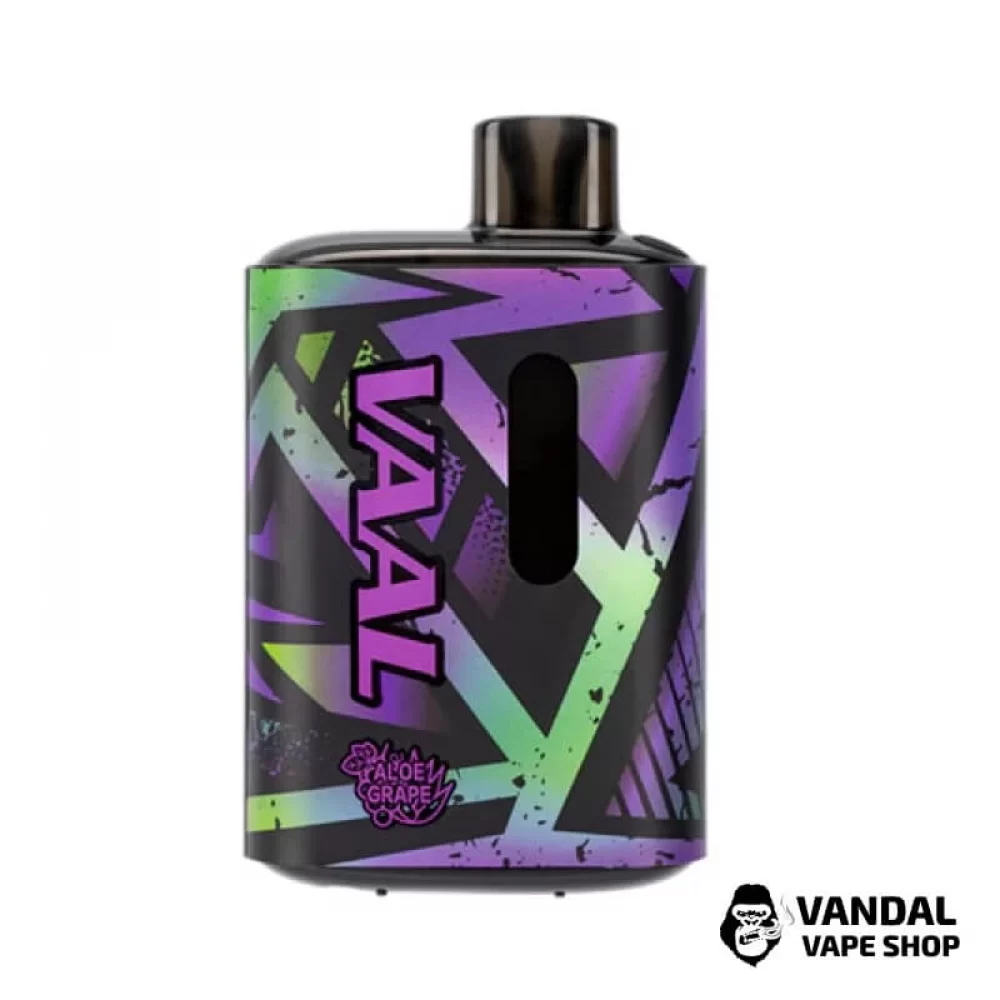 Одноразовий Pod Joyetech VAAL E5000 650 мАг 5% на 5000 затяжок зі смаком алое та винограду