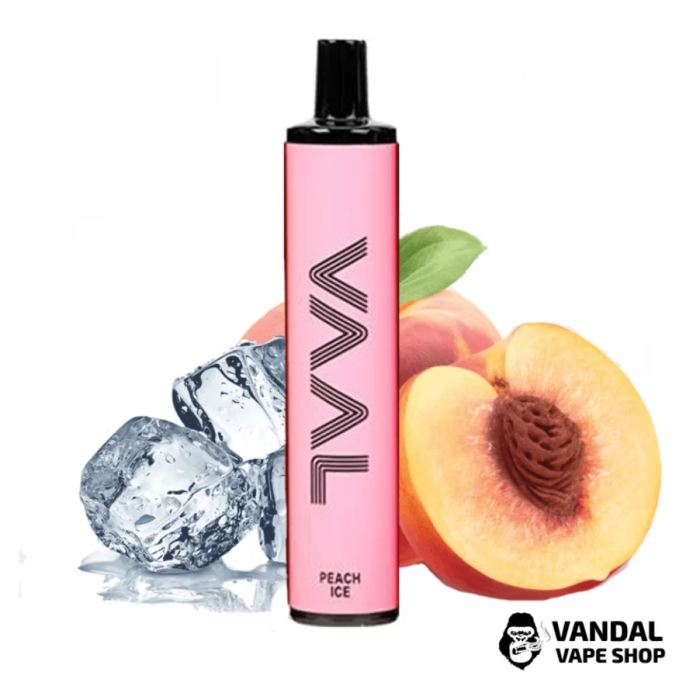 Одноразовая Pod система Joyetech VAAL 1500 Disposable Pod Kit 950mAh Peach Ice со вкусом Персика и льда