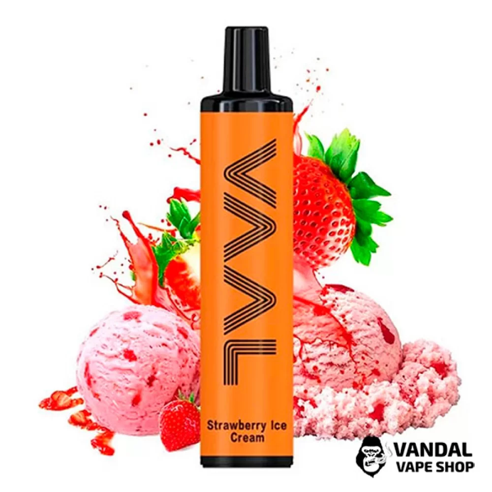 Одноразовая Pod система Joyetech VAAL 1500 Disposable Pod Kit 950mAh со вкусом клубничного мороженого