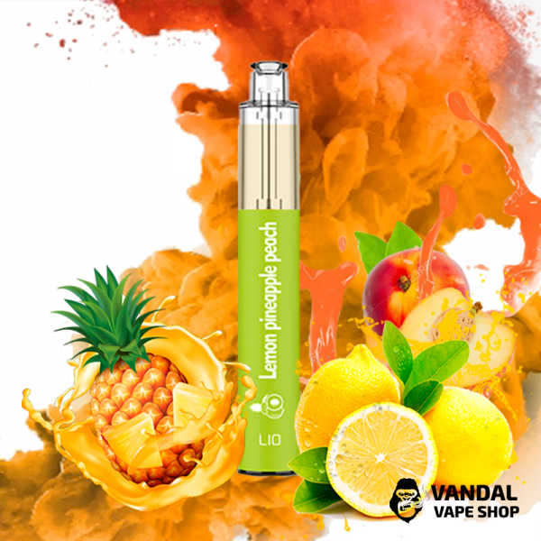 Одноразовый Pod IJOY LIO Bee Lit 1500 Disposable Pod Kit со вкусом лимона, Ананаса и персика