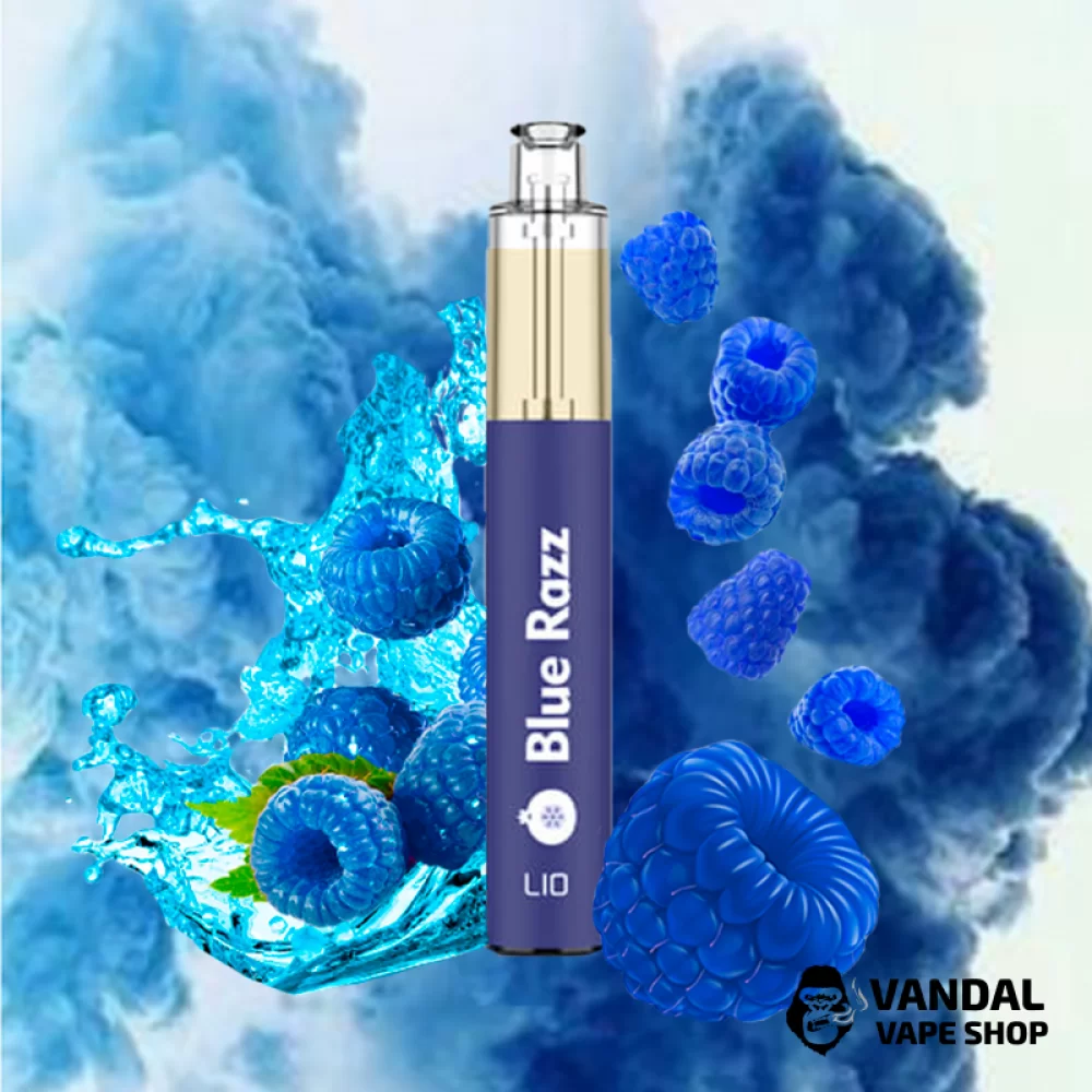 Одноразовий Pod IJOY LIO Bee18 1500 Disposable Pod Kit зі смаком голубої малини 