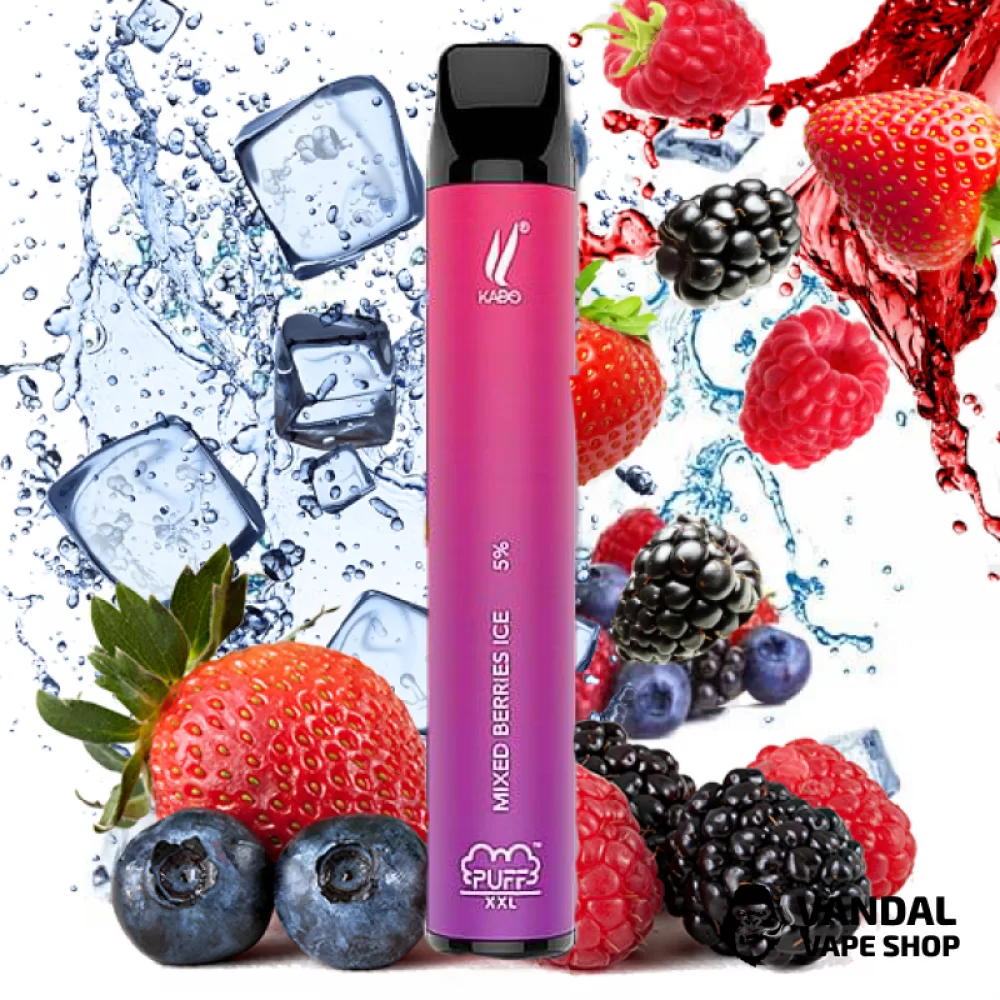 Одноразовая Pod система Puff XXL Disposable Kit 1200 mAh на 1600 затяжек со вкусом ягод с холодком Одноразовая Pod система Puff XXL Disposable Kit 1200 mAh на 1600 затяжек со вкусом ягод с холодком