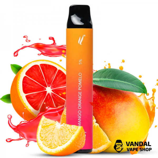 Одноразовая Pod система Puff XXL Disposable Kit 1200 mAh на 1600 затяжек со вкусом манго, апельсина и груйпфрута
