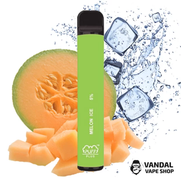 Одноразовая Pod система Puff XXL Disposable Kit 1200 mAh на 1600 затяжек со вкусом дыни с холодком