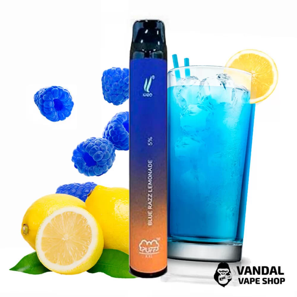 Одноразова Pod система Puff XXL на 1600 затяжок зі смаком лимонаду з блакитної малини Одноразова Pod система Puff XXL на 1600 затяжок зі смаком лимонаду з блакитної малини