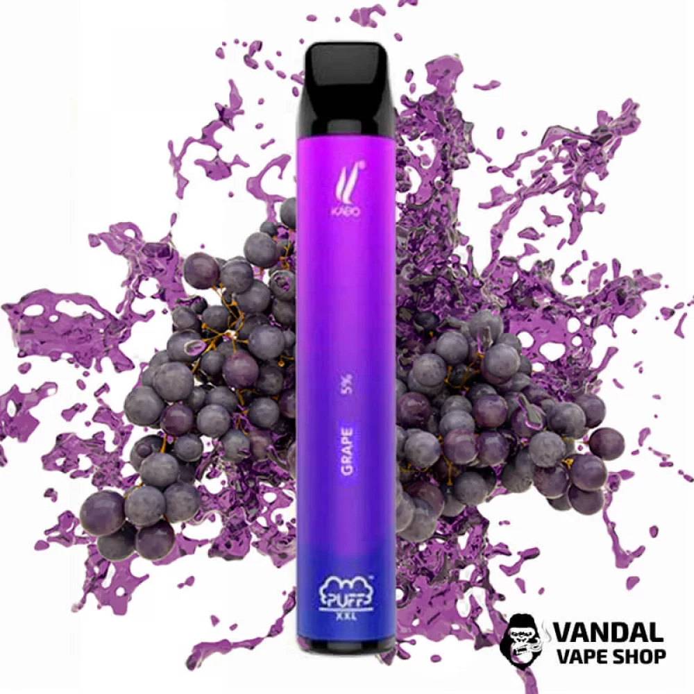 Одноразовая Pod система Puff XXL на 1600 затяжек со вкусом винограда Одноразовая Pod система Puff XXL на 1600 затяжек со вкусом винограда