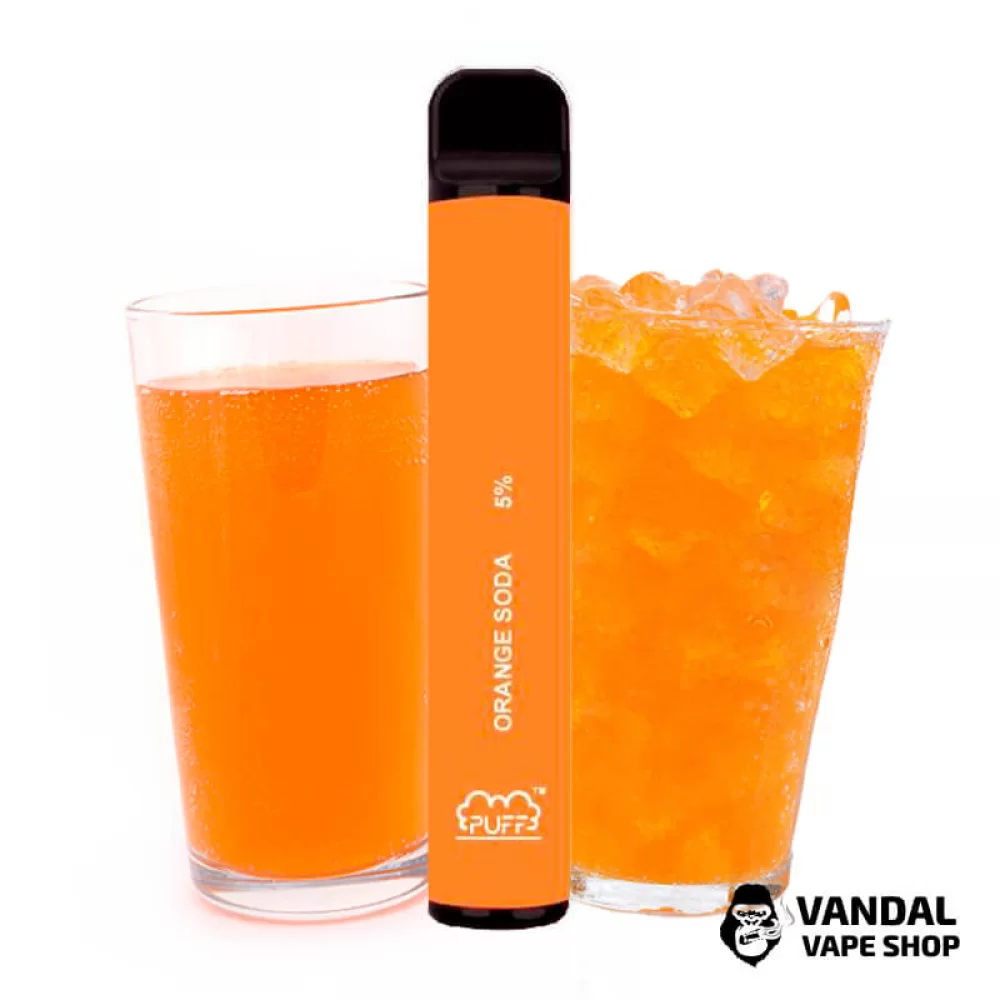 Одноразова Pod система Puff XXL на 1600 затяжок зі смаком апельсинової газованки Одноразова Pod система Puff XXL на 1600 затяжок зі смаком апельсинової газованки