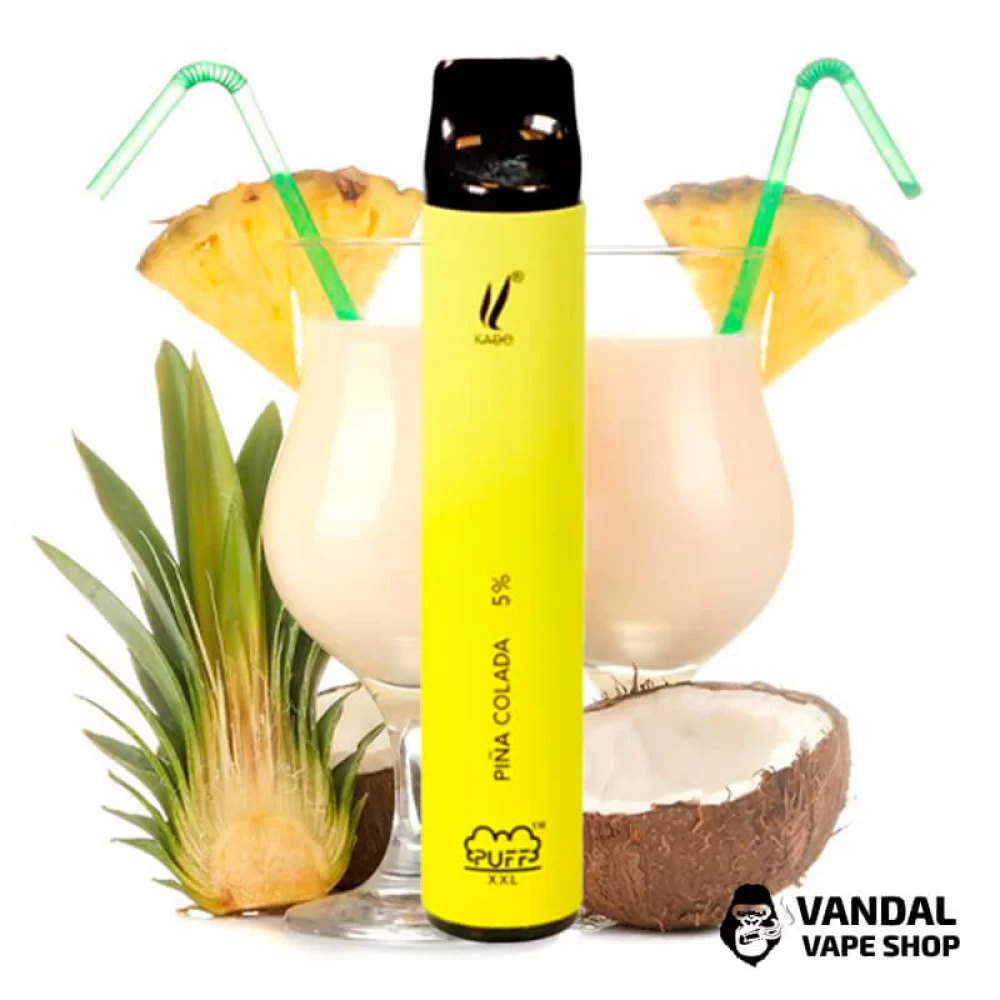 Одноразова Pod система Puff XXL на 1600 затяжок зі смаком пінаколади Одноразова Pod система Puff XXL на 1600 затяжок зі смаком пінаколади