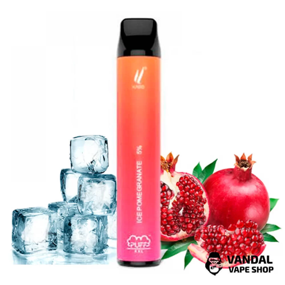 Одноразовая Pod система Puff XXL на 1600 затяжек со вкусом граната с холодком Одноразовая Pod система Puff XXL на 1600 затяжек со вкусом граната с холодком