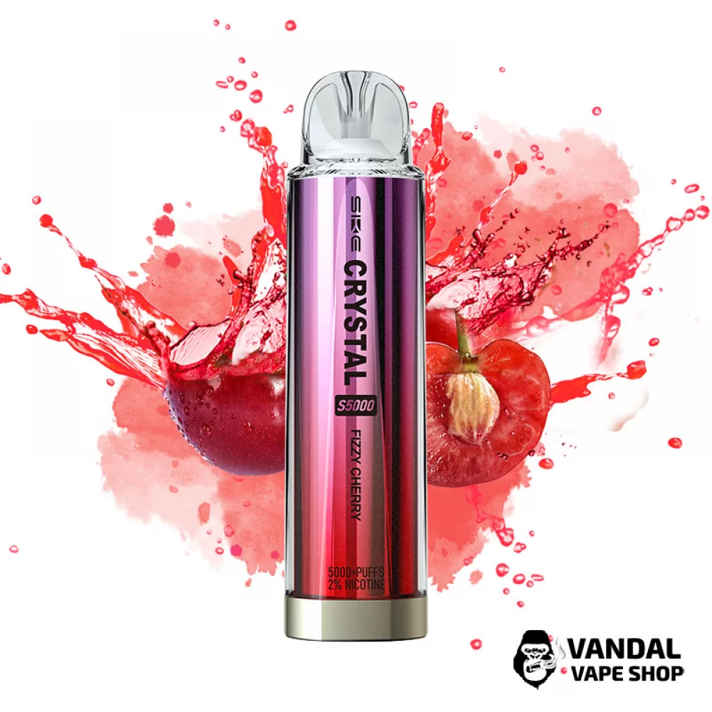 Одноразовая Pod система SKE Crystal S5000 50 мг 650 мАч на 5000 затяжек со вкусом вишни Одноразовая Pod система SKE Crystal S5000 50 мг 650 мАч на 5000 затяжек со вкусом вишни