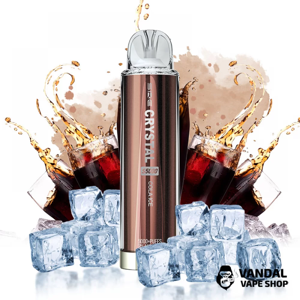 Одноразова Pod система SKE Crystal S5000 50 мг 650 мАг на 5000 затяжок зі смаком коли з холодком Одноразова Pod система SKE Crystal S5000 50 мг 650 мАг на 5000 затяжок зі смаком коли з холодком