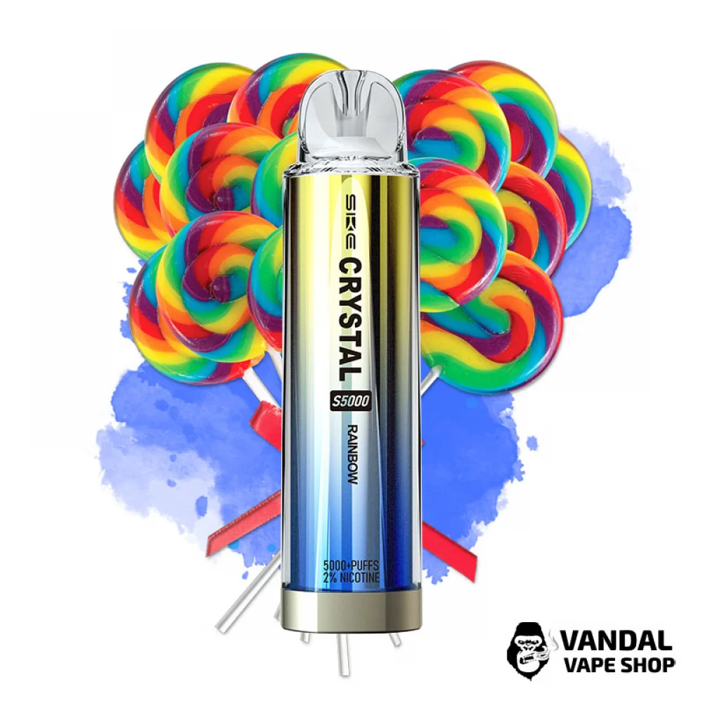 Одноразовая Pod система SKE Crystal S5000 50 мг 650 мАч на 5000 затяжек со вкусом фруктовых конфет Одноразовая Pod система SKE Crystal S5000 50 мг 650 мАч на 5000 затяжек со вкусом фруктовых конфет