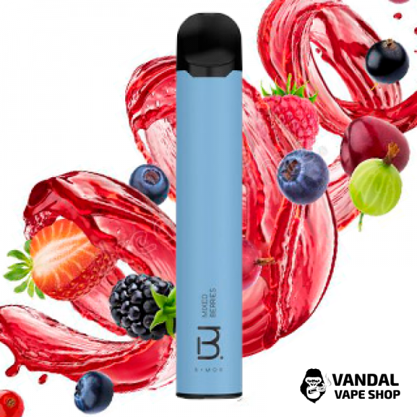 Одноразка Pod система BMOR Saturn Disposable Pod Kit 1000 mAh на 1600 затяжок зі смаком міксу ягід