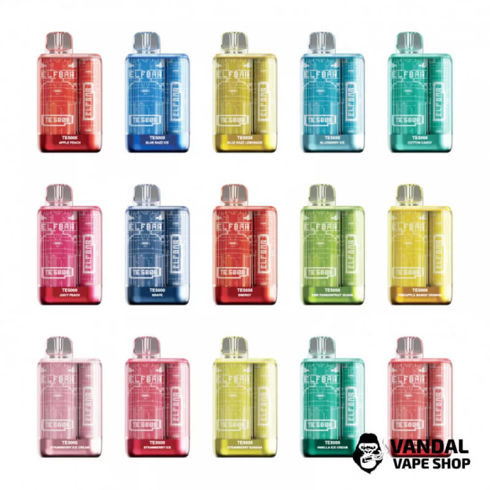 Одноразовий Pod Elf Bar TE5000 550 мАг на 5000 затяжок