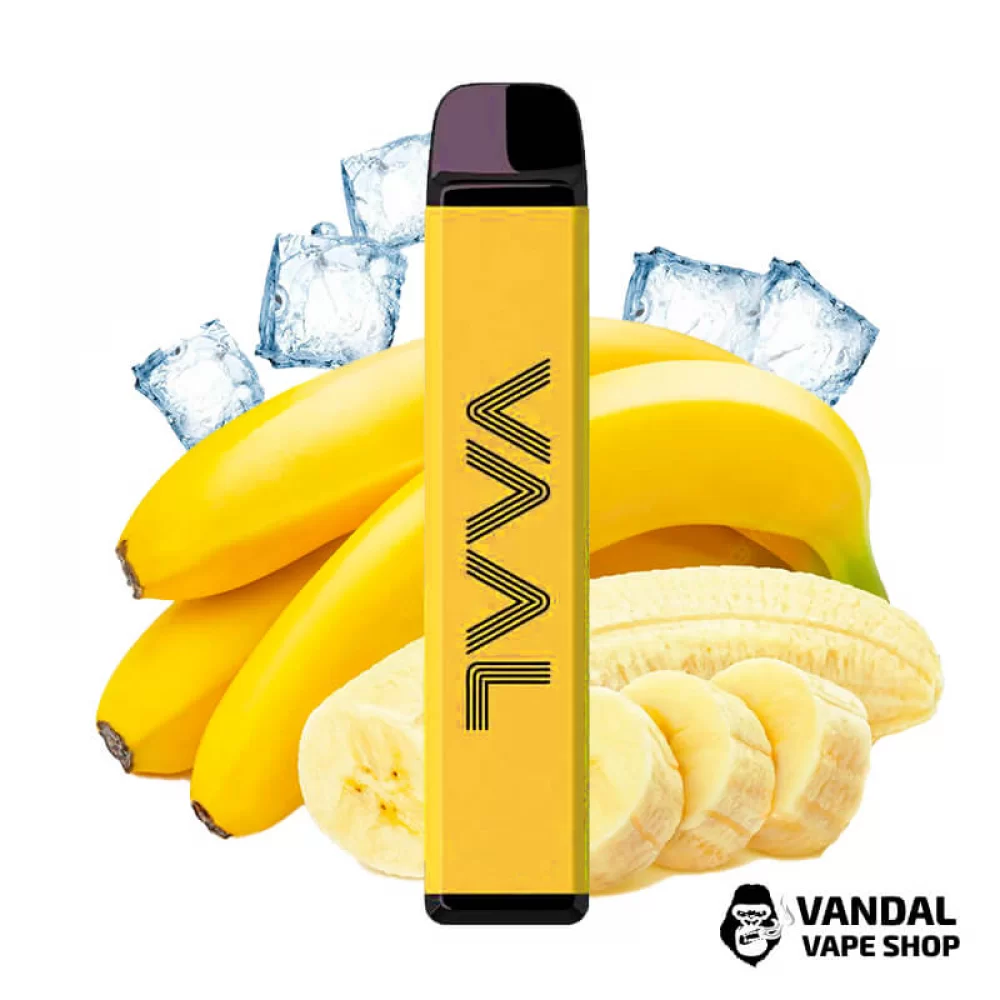 Одноразовый Pod Joyetech VAAL 4000M 590 мАч на 4000 затяжек со вкусом банана с холодком Одноразовый Pod Joyetech VAAL 4000M 590 мАч на 4000 затяжек со вкусом банана с холодком