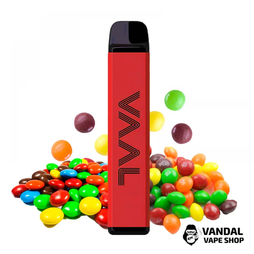 Одноразовий Pod Joyetech VAAL 4000M 590 мАг на 4000 затяжок зі смаком цукерок "Skittles" Одноразовий Pod Joyetech VAAL 4000M 590 мАг на 4000 затяжок зі смаком цукерок "Skittles"