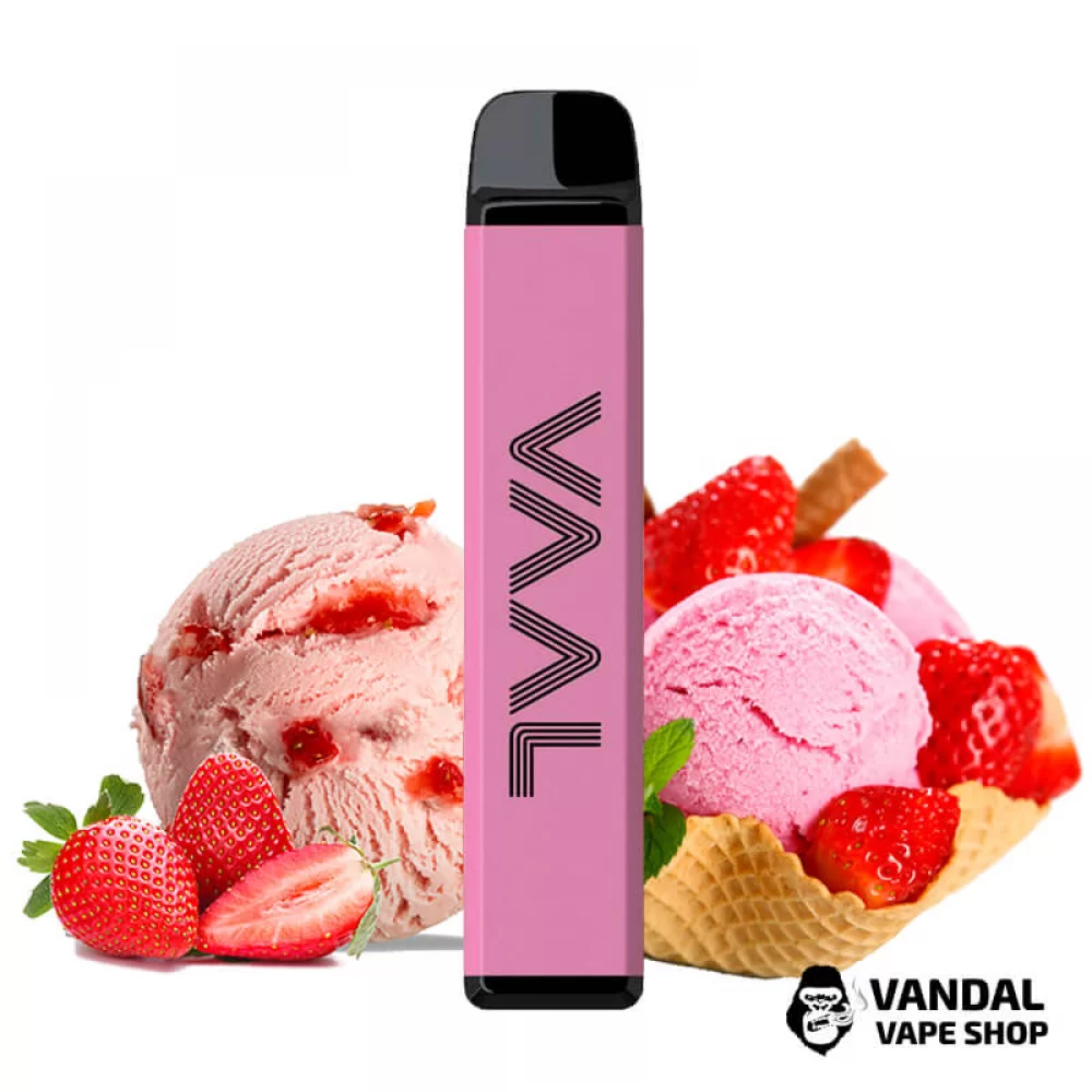 Одноразовый Pod Joyetech VAAL 4000M 590 мАч на 4000 затяжек со вкусом клубничного мороженого