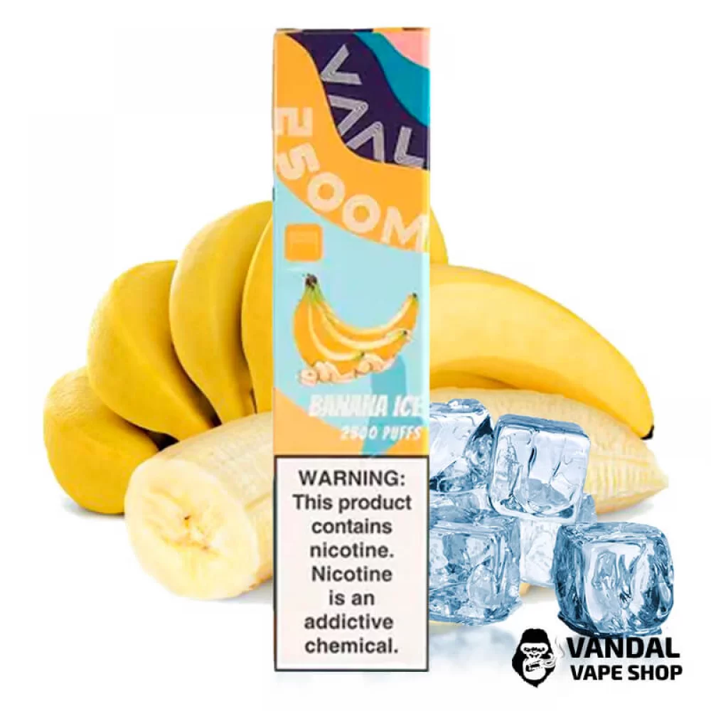 Одноразовая Pod система Joyetech VAAL 2500M 1300 мАч со вкусом банана с холодком