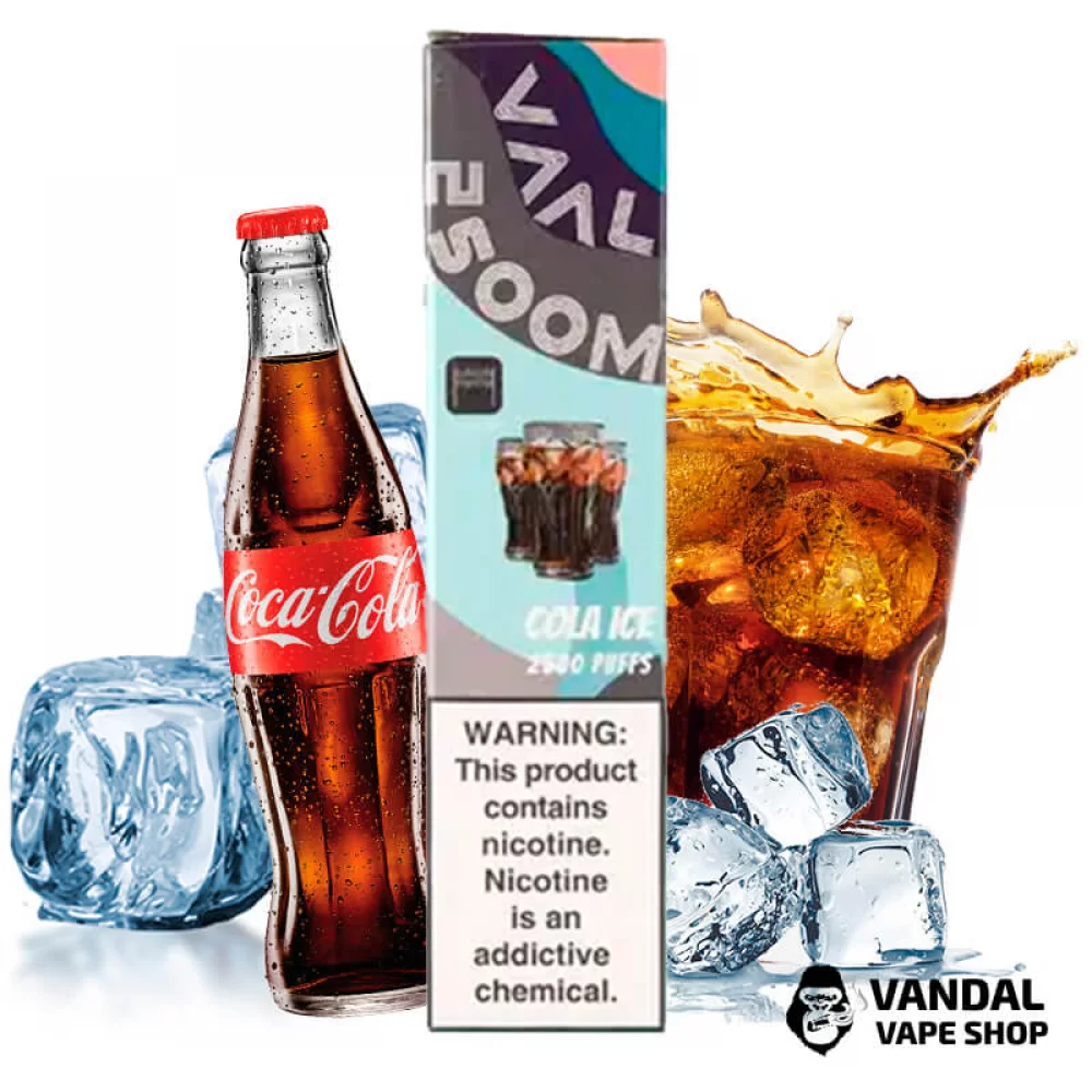 Одноразовая Pod система Joyetech VAAL 2500M 1300 мАч со вкусом Колы со льдом