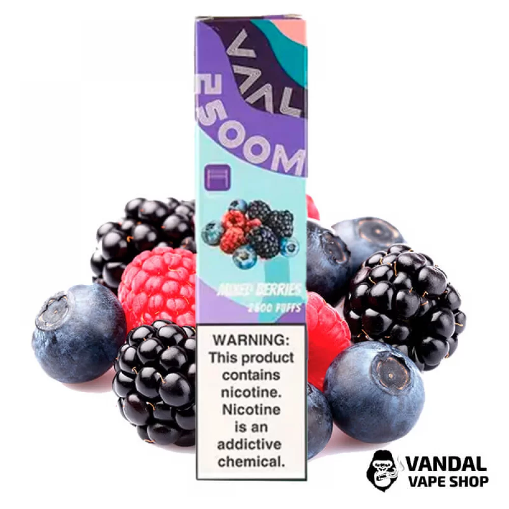 Одноразовая Pod система Joyetech VAAL 2500M 1300 мАч со вкусом черники, малины и ежевики