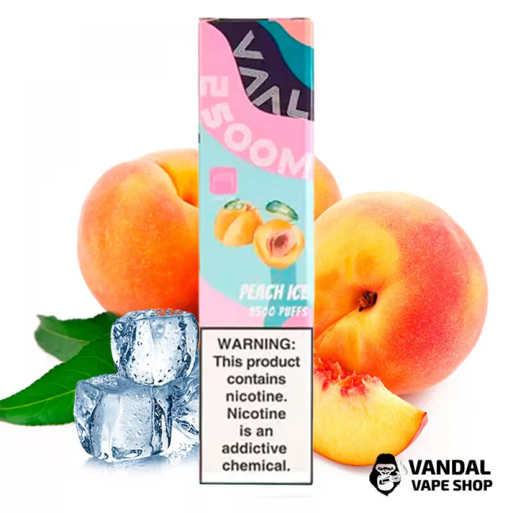 Одноразовая Pod система Joyetech VAAL 2500M 1300 мАч со вкусом персика с холодком