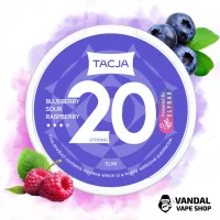 Нікотинові паучі Tacja - Blueberry Sour Raspberry 20 мг/г
