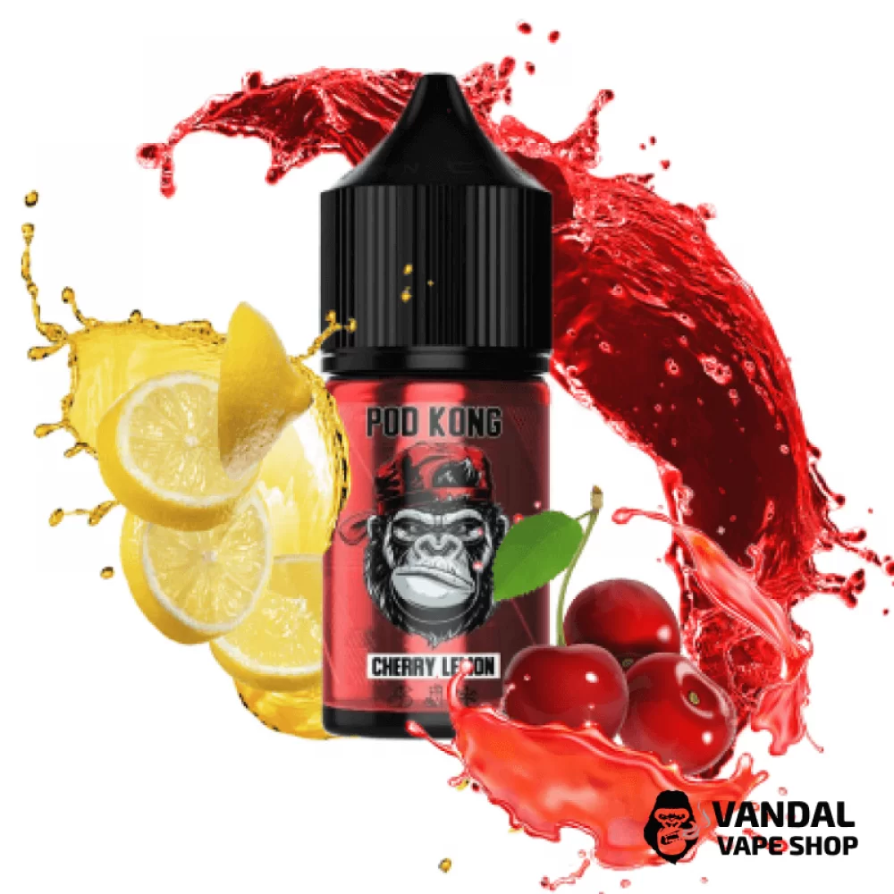 Рідина Pod Kong 30 мл, на органічному нікотині 5 мг зі смаком вишні з лимоном