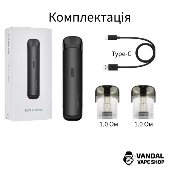 Suorin Shine Pod Kit в расцветке "Space Grey"