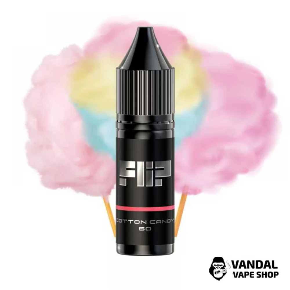 Рідина FLIP Salt - 15 мл НА СОЛьовому нікотині 25 мг зі смаком солодкої вати