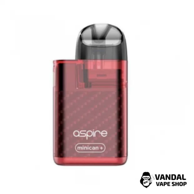 Оригінальна Pod-система ASPIRE MINICAN Plus Pod Kit - в червоному кольорі