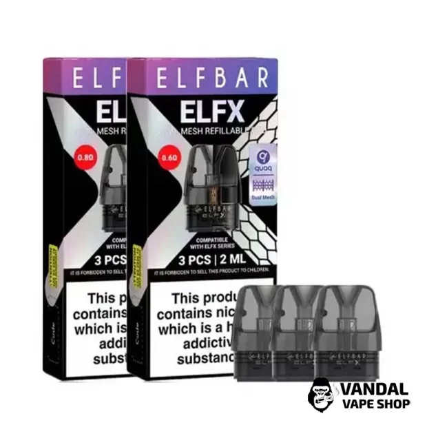 Сменный картридж Elf Bar ELFX Dual Mesh 0.6 Ом