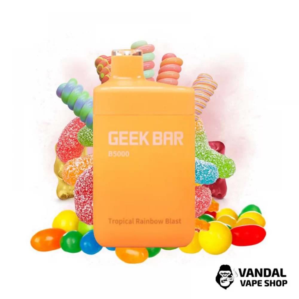 Одноразовая Pod система Geek Bar B5000 50 мг 650 мАч на 5000 затяжек с тропическим вкусом Одноразовая Pod система Geek Bar B5000 50 мг 650 мАч на 5000 затяжек с тропическим вкусом
