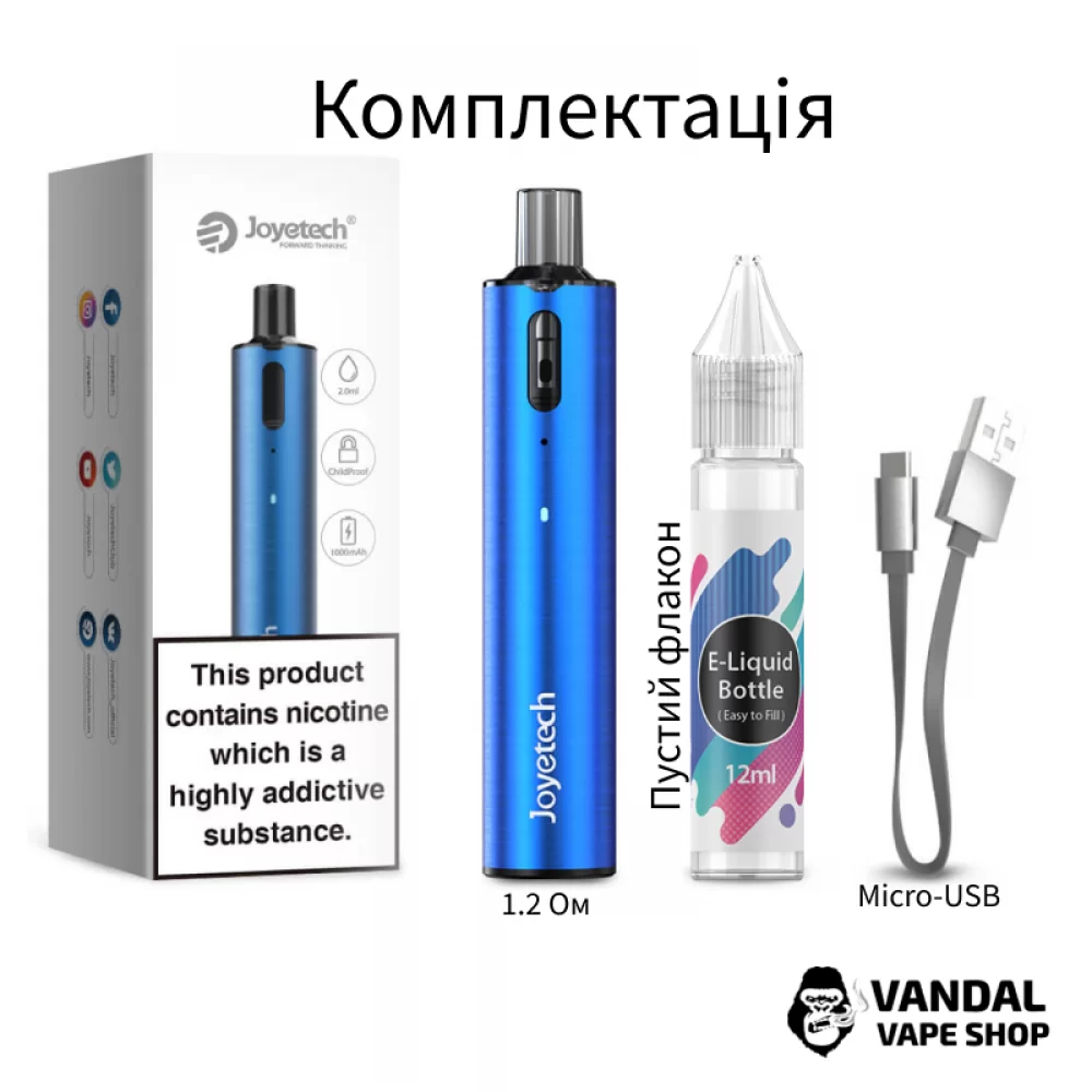 Pod-система Joyetech eGo Pod Kit 1000 мАч в черном цвете Pod-система Joyetech eGo Pod Kit 1000 мАч в черном цвете